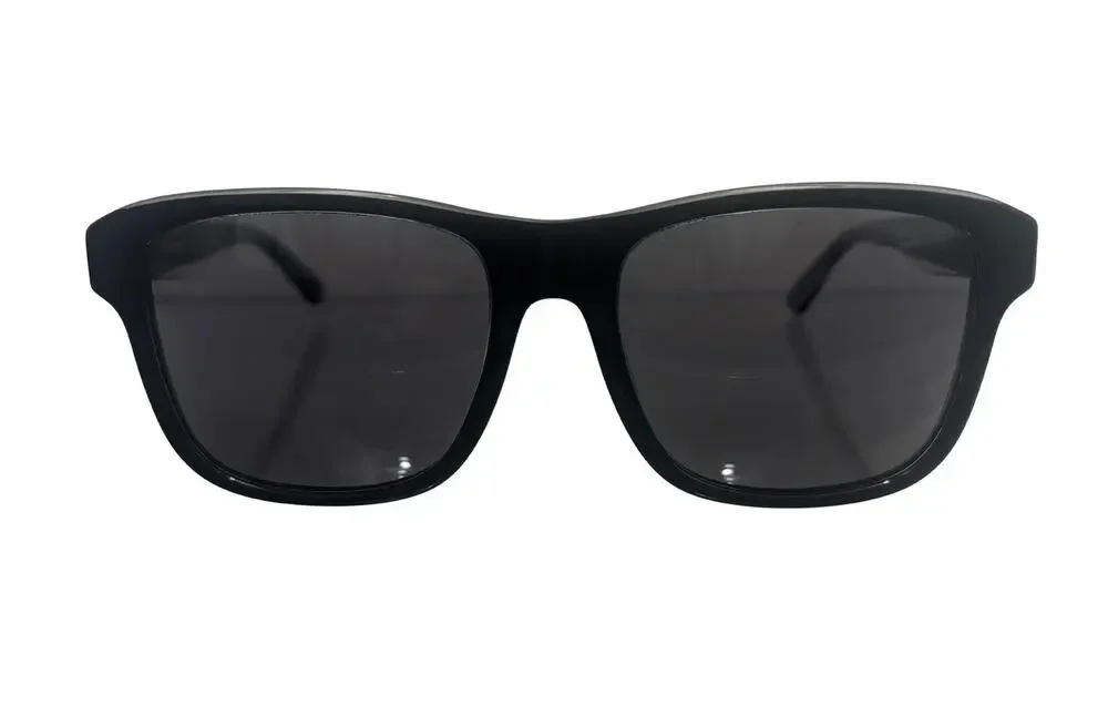 Emporio Armani Shiny Black Top Crystal Dark Gray Polarized Sunglasses EA 4208